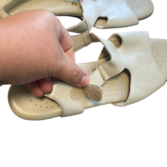 SAS Tripad Open Toe Comfort Shoes Pearl Size 11 style 208988 Sandal low heel - Picture 2 of 7